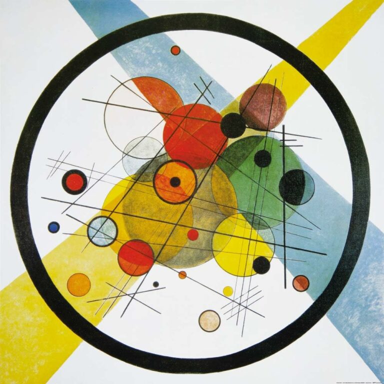 Vasilij Kandinskij, Cerchi nel cerchio, 1923